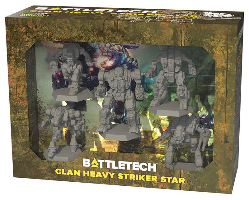 BattleTech: Miniature Force Pack - Clan Heavy Striker Star by Catalyst Game Labs | Watchtower
