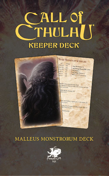 Call of Cthulhu: The Malleus Monstrorum Keeper Deck by Chaosium | Watchtower.shop