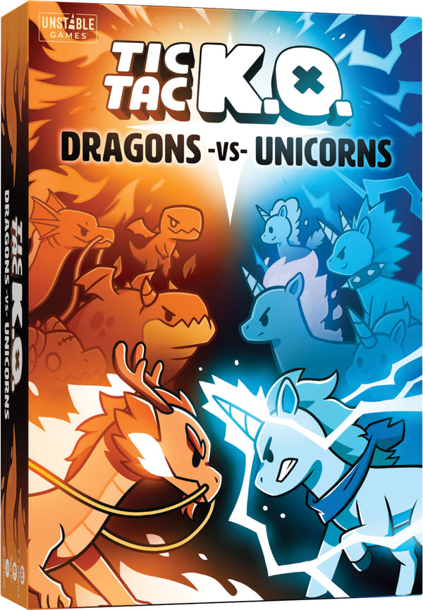 Tic Tac K.O. - Dragons vs Unicorns by TeeTurtle | Watchtower