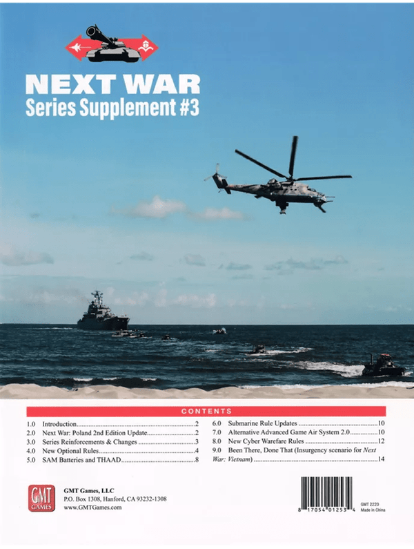 Next War: Supplement #3 by GMT Games | Watchtower.shop