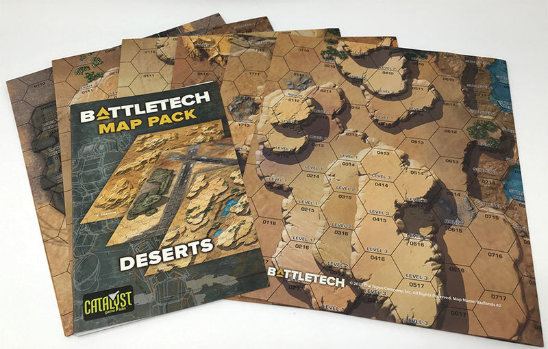 BattleTech: Map Pack - Deserts by Catalyst Game Labs | Watchtower