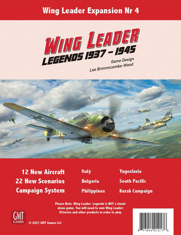 Wing Leader: Legends Expansion
