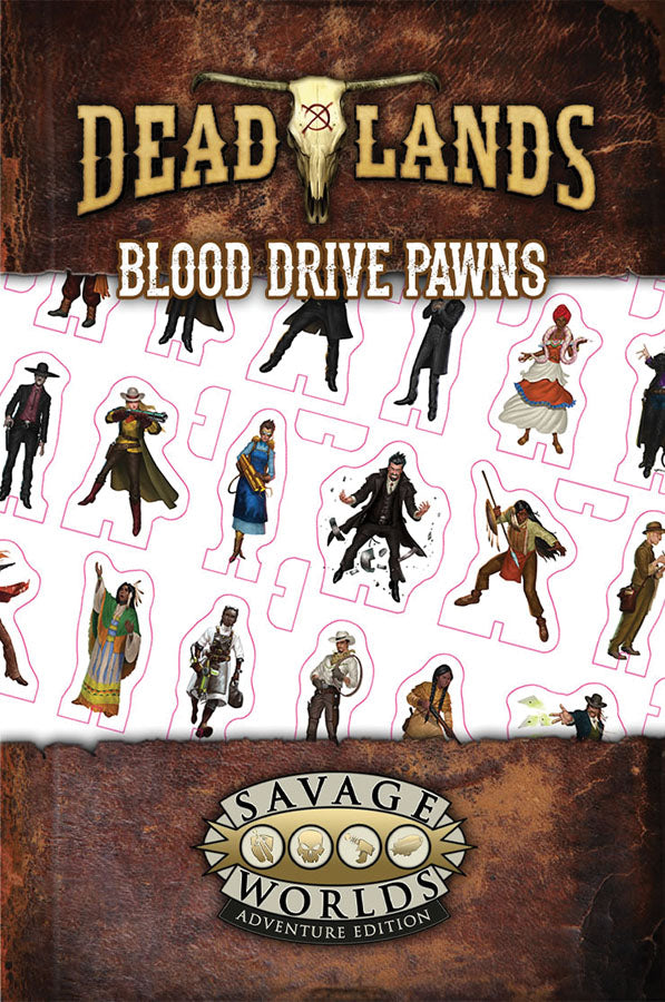 Savage Worlds RPG: Deadlands - Weird West Blood Drive Pawns