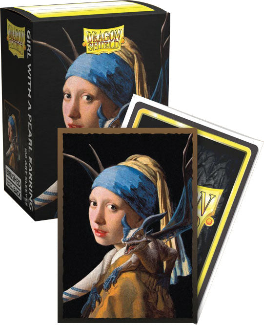 Dragon Shields: (100) Brushed Art - The Girl with The Pearl Earring