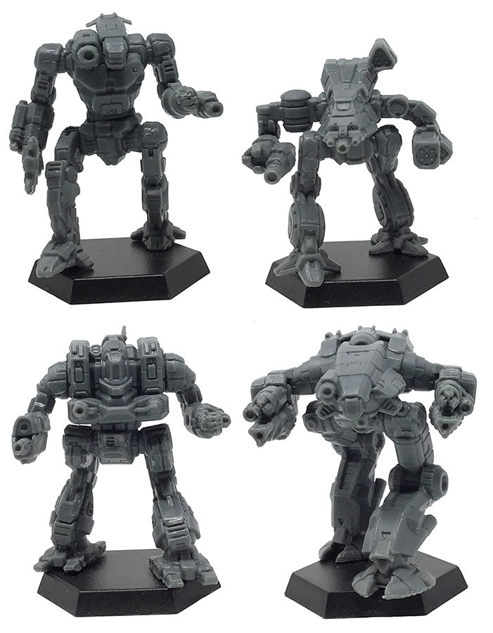 BattleTech: Miniature Force Pack - Inner Sphere Heavy Battle Lance by Catalyst Game Labs | Watchtower