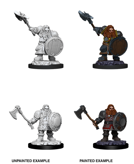 Dungeons & Dragons Nolzur's Marvelous Unpainted Miniatures: W11 Male Dwarf Fighter from WizKids image 16