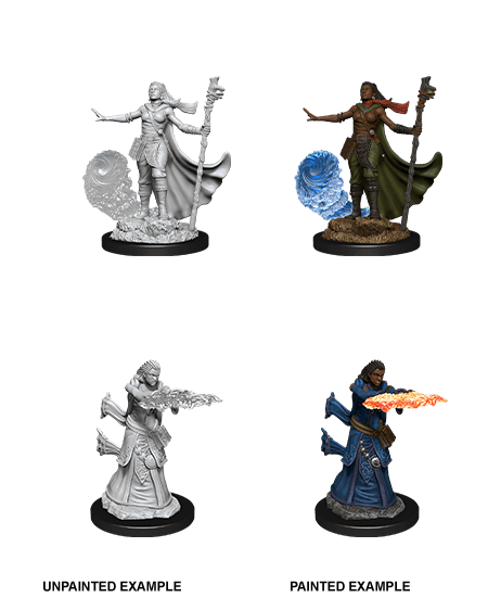 Dungeons & Dragons Nolzur's Marvelous Unpainted Miniatures: W11 Female Human Wizard from WizKids image 16