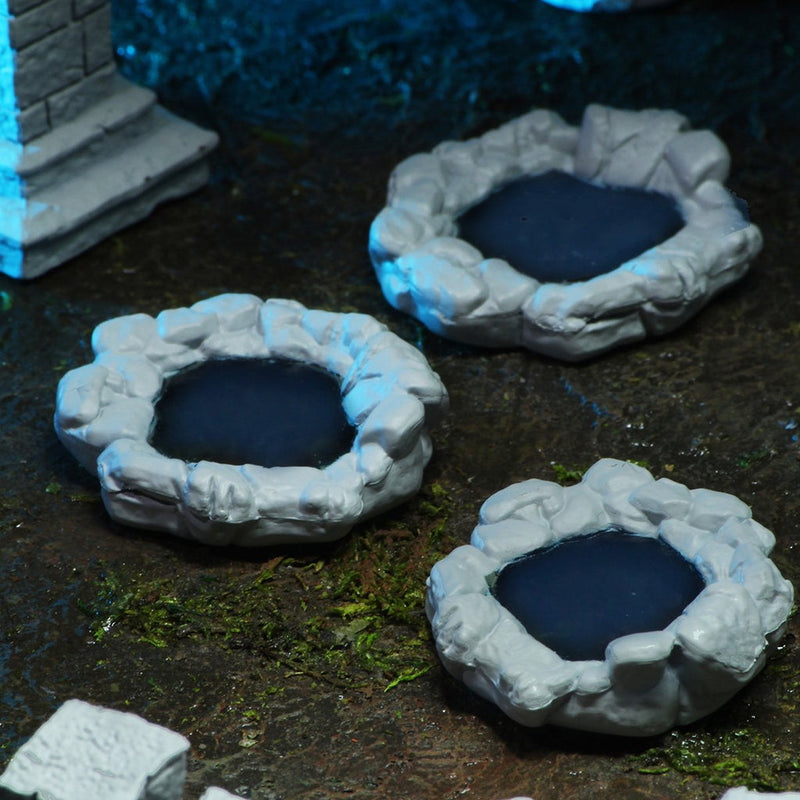 WizKids Deep Cuts Unpainted Miniatures: W11 Pools & Pillars from WizKids image 21