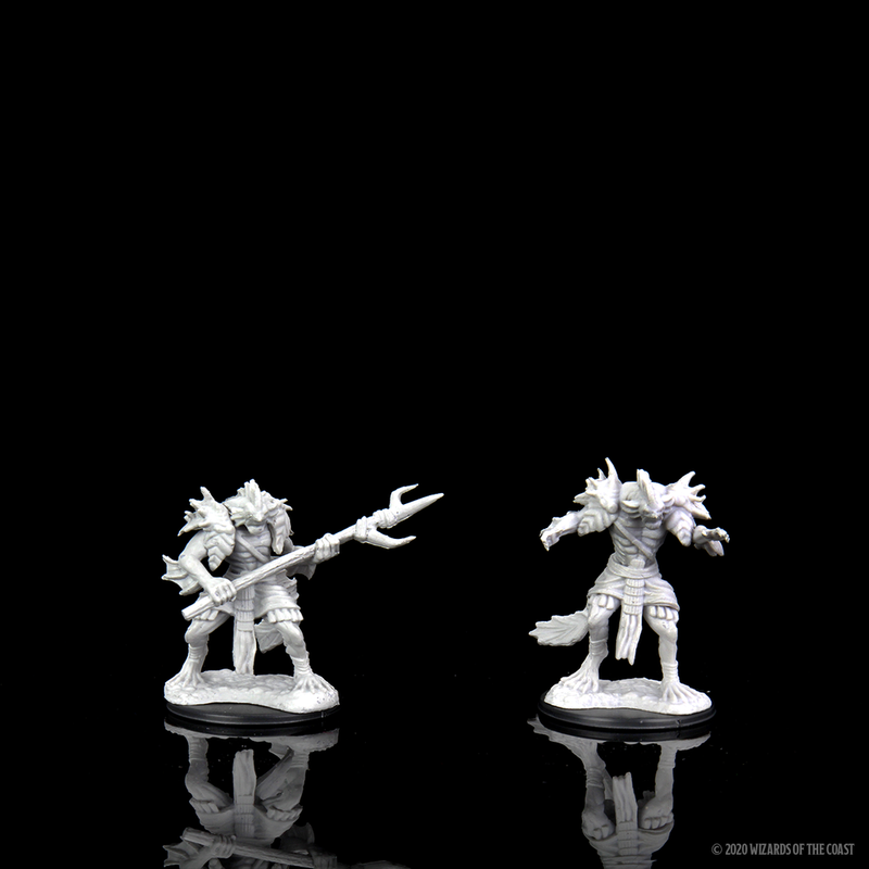 Dungeons & Dragons Nolzur's Marvelous Unpainted Miniatures: W12 Sahuagin from WizKids image 6