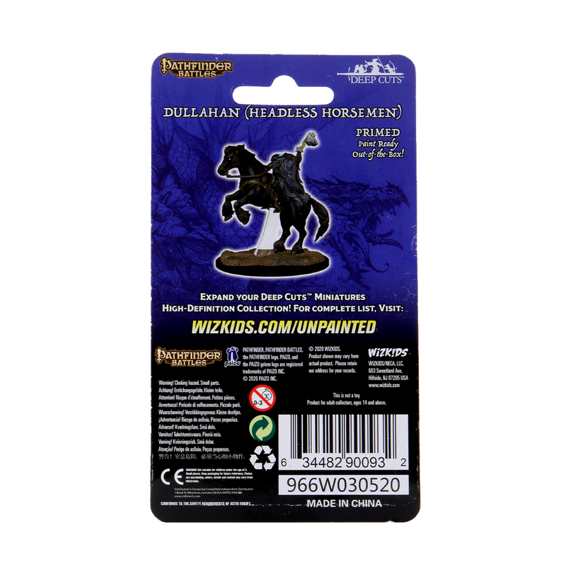 Pathfinder Deep Cuts Unpainted Miniatures: W12 Dullahan (Headless Horsemen) from WizKids image 5