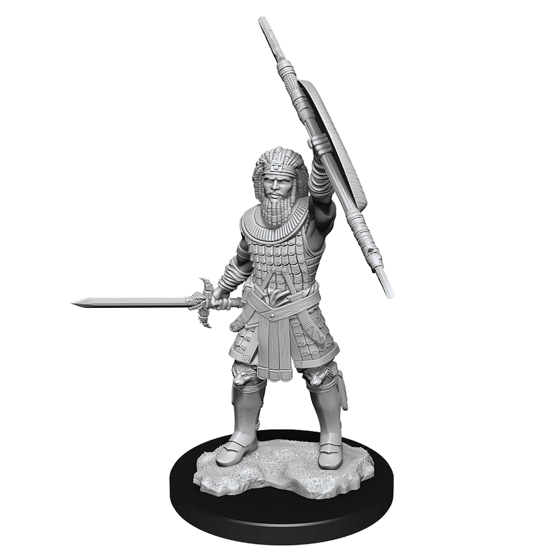 Dungeons & Dragons Nolzur's Marvelous Unpainted Miniatures: W13 Human Fighter Male from WizKids image 5