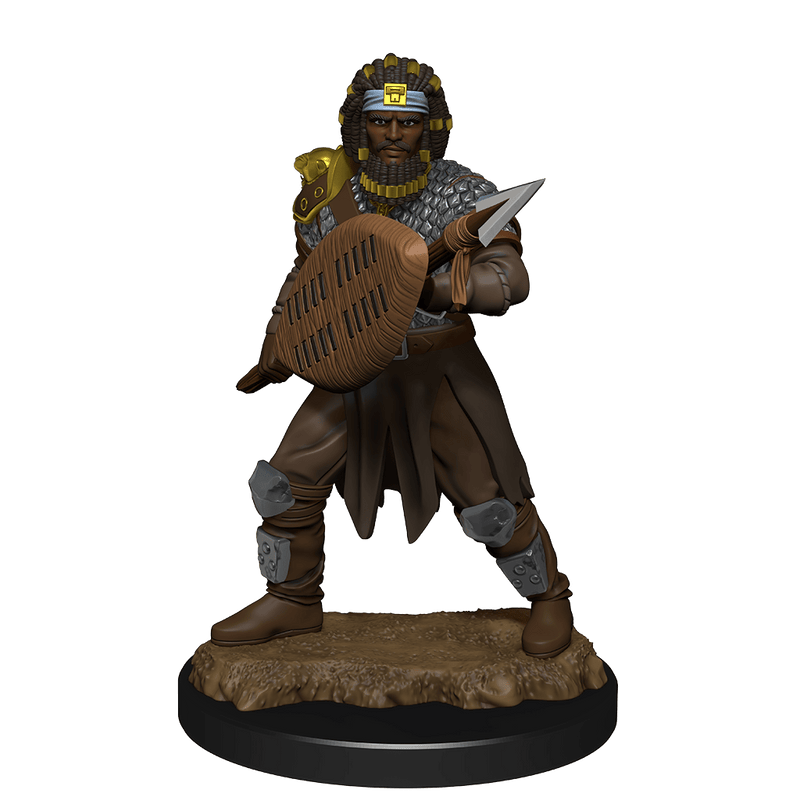 Dungeons & Dragons Nolzur's Marvelous Unpainted Miniatures: W13 Human Fighter Male from WizKids image 8