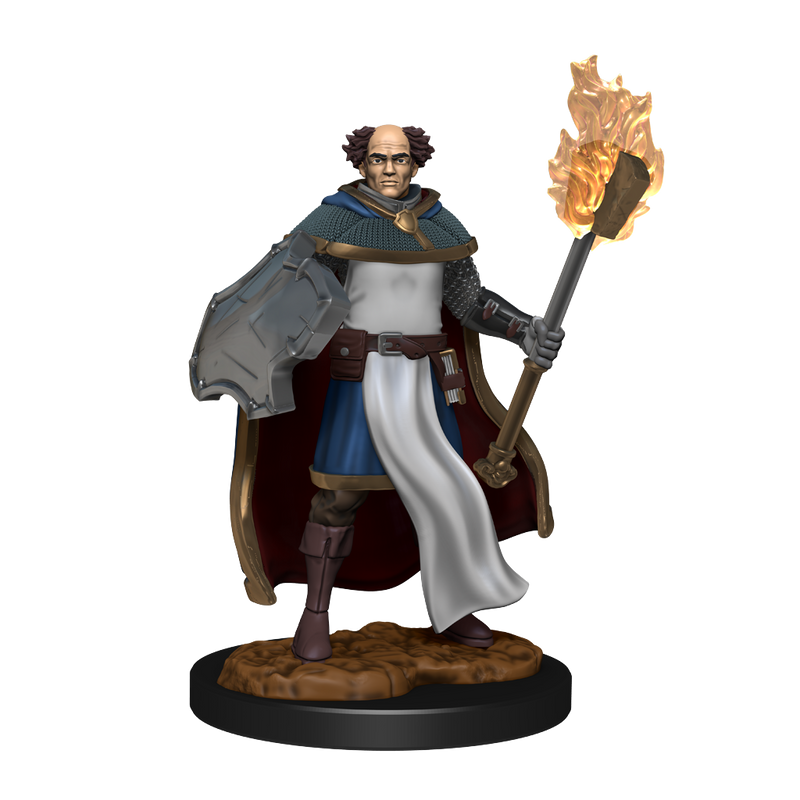 Dungeons & Dragons Nolzur's Marvelous Unpainted Miniatures: W13 Multiclass Cleric + Wizard Male from WizKids image 9