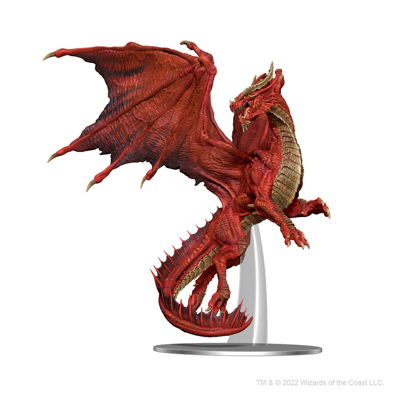 Dungeons & Dragons Nolzur's Marvelous Unpainted Miniatures: Adult Red Dragon from WizKids image 17