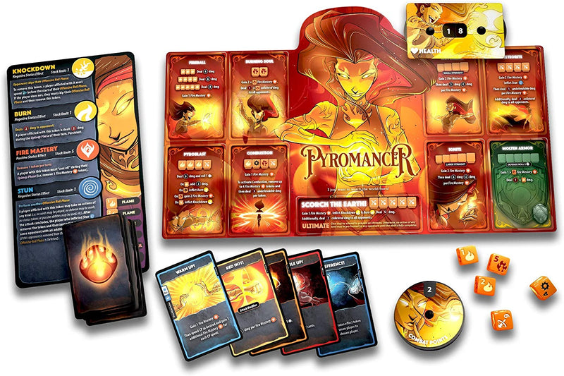 Dice Throne: Season 1 Rerolled - Box 3 - Pyromancer vs. Shadow Thief by Roxley Games | Watchtower