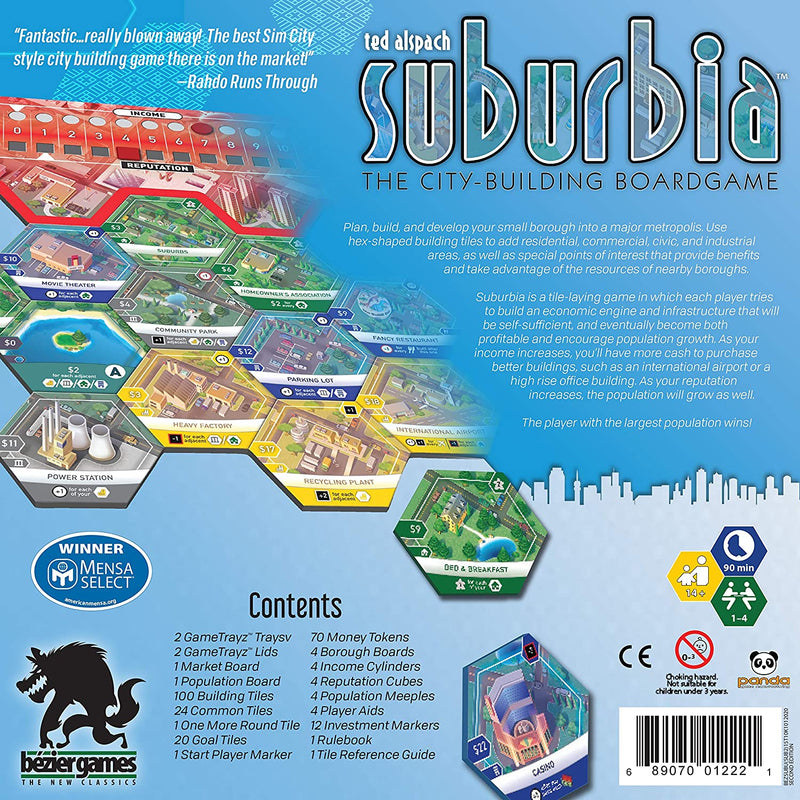 Suburbia: Second Edition by Bezier Games | Watchtower