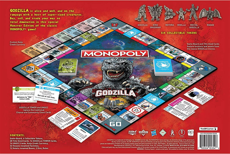 Monopoly: Godzilla by USAopoly | Watchtower