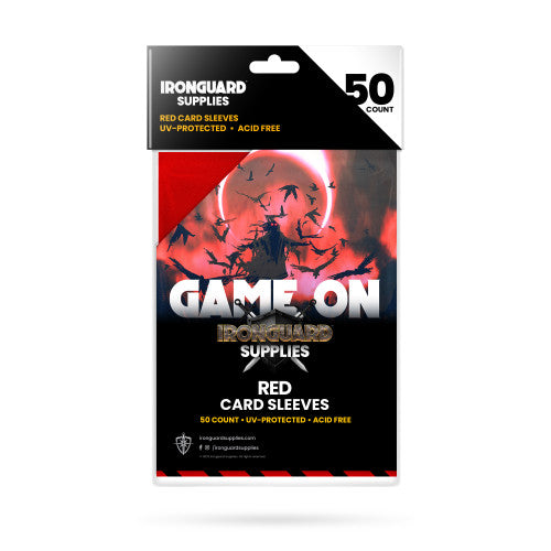 Ironguard: Card Sleeves Matte Red (50)