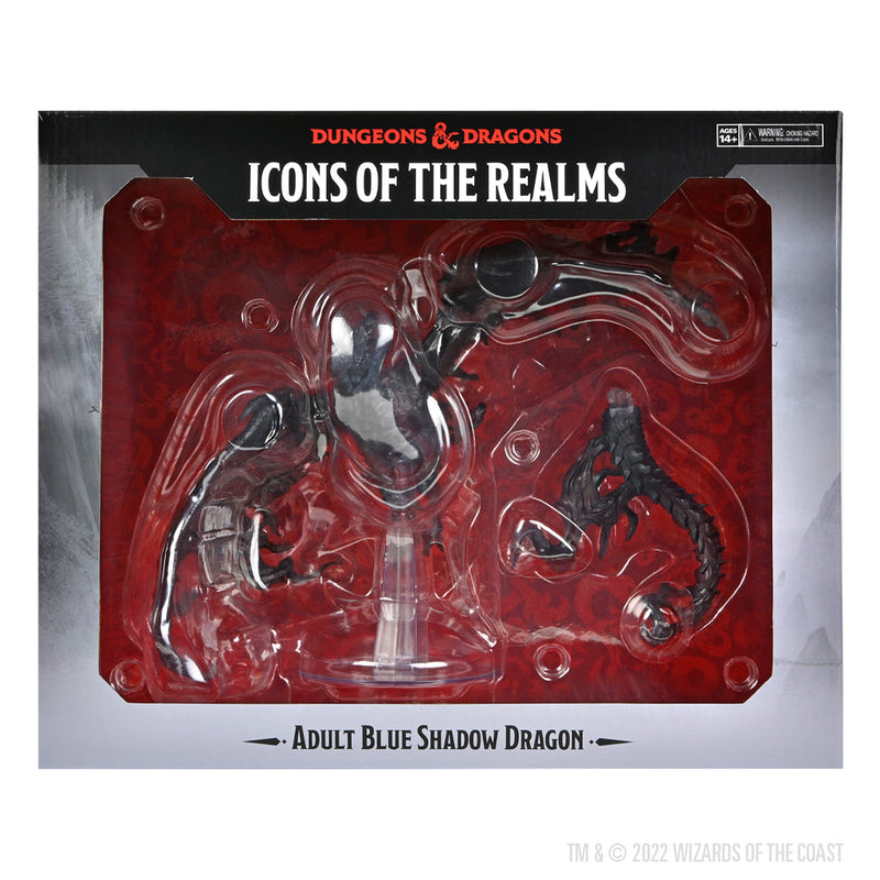 Dungeons & Dragons: Icons of the Realms Adult Blue Shadow Dragon from WizKids image 15