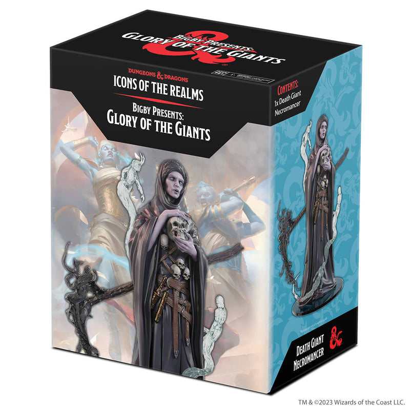 Dungeons & Dragons: Icons of the Realms Set 27 Bigby Presents Glory of the Giants - Death Giant Necromancer Boxed Mini from WizKids image 5