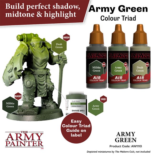 Warpaints Air: Army Green 18ml from The Army Painter image 3