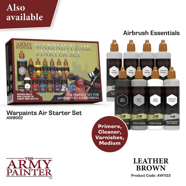 Warpaints Air: Leather Brown 18ml from The Army Painter image 6