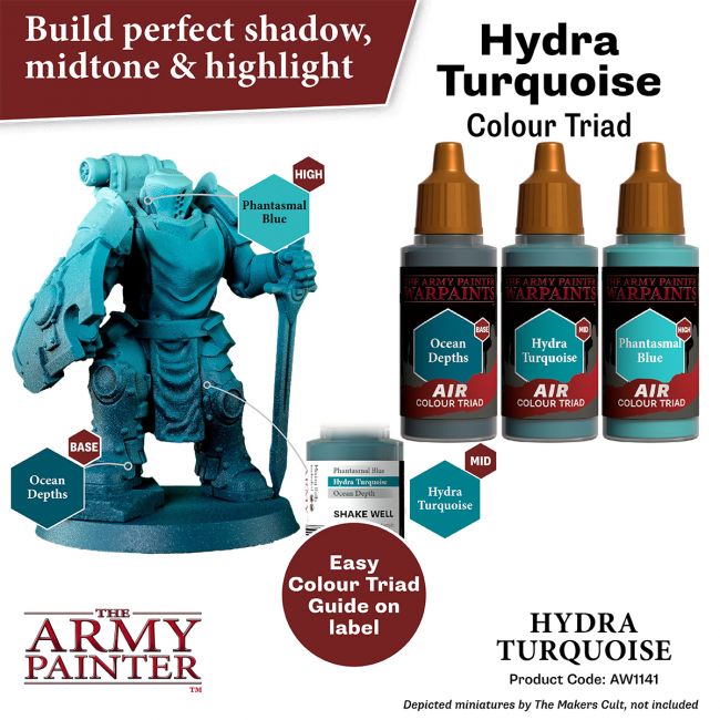 Warpaints Air: Hydra Turquoise 18ml from The Army Painter image 3