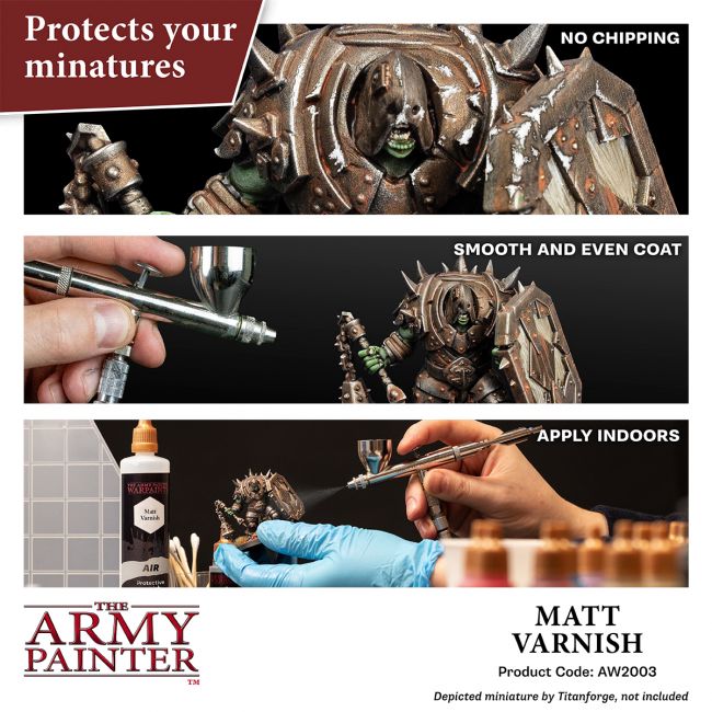 Warpaints Air: Anti-shine Varnish 100 ml from The Army Painter image 3