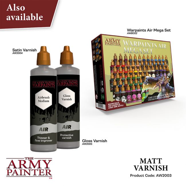 Warpaints Air: Anti-shine Varnish 100 ml from The Army Painter image 6