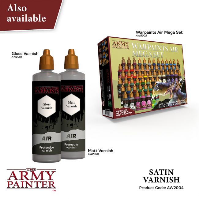 Warpaints Air: Aegis Suit Satin Varnish 100 ml from The Army Painter image 6