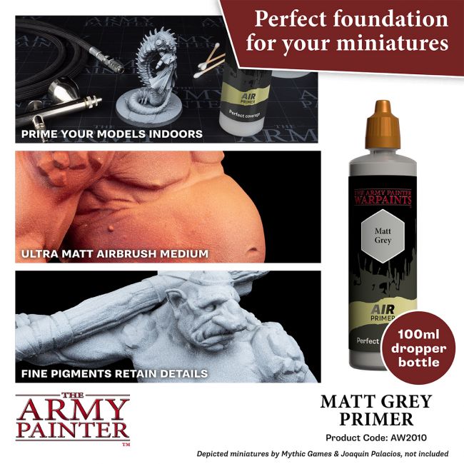 Warpaints Air: Grey Primer 100 ml from The Army Painter image 2