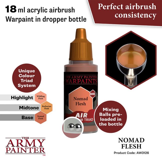 Warpaints Air: Nomad Flesh 18ml from The Army Painter image 2