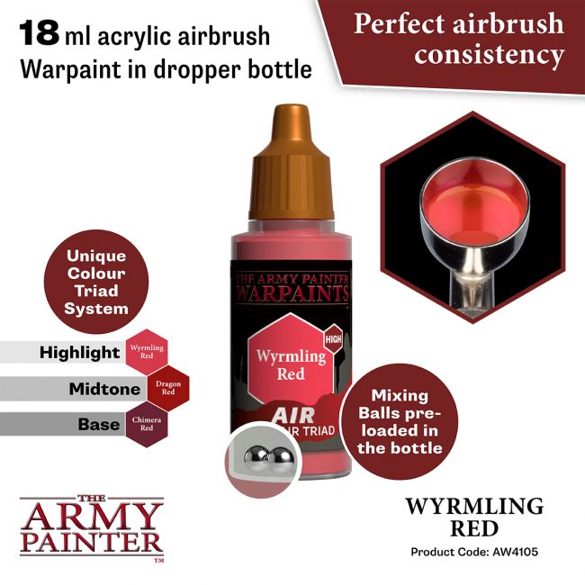 Warpaints Air: Wyrmling Red 18ml from The Army Painter image 2