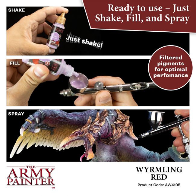 Warpaints Air: Wyrmling Red 18ml from The Army Painter image 4