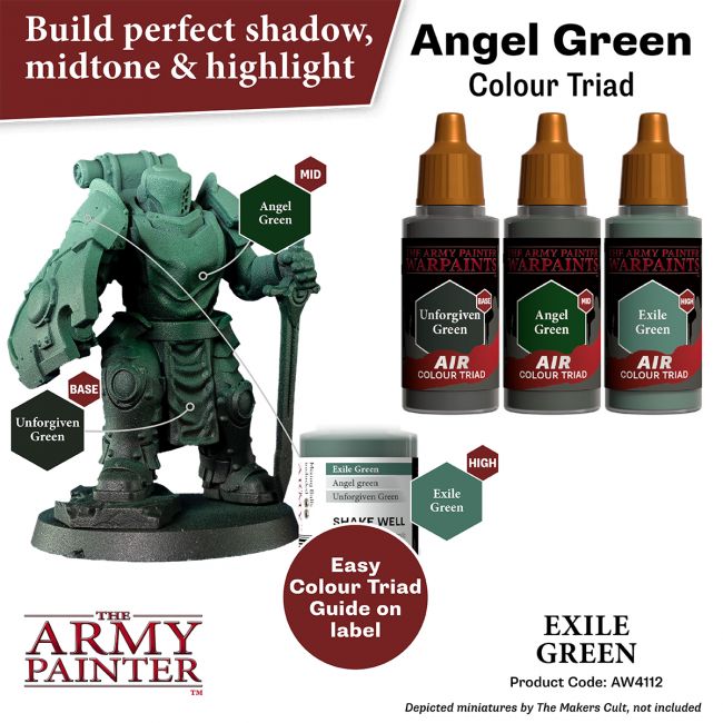 Warpaints Air: Exile Green 18ml from The Army Painter image 3