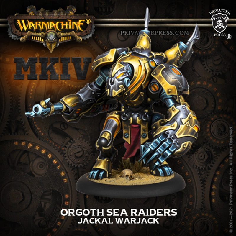 Warmachine MKIV: Orgoth Sea Raiders - Jackal Light Warjack (Resin) from Privateer Press image 2