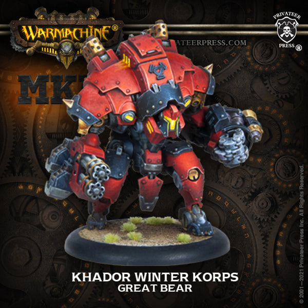 Warmachine: Khador Winter Korps - Great Bear Heavy Warjack (Resin) from Privateer Press image 1
