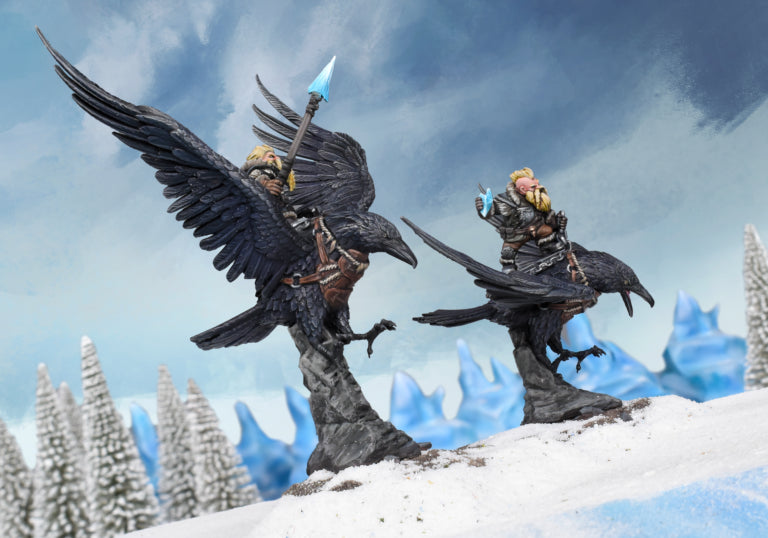 Kings of War: Northern Alliance Frostclaw Raven Regiment from Mantic Entertainment image 1