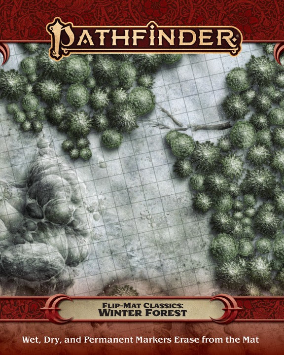 Pathfinder RPG: Flip-Mat Classics - Winter Forest from Paizo Publishing image 1