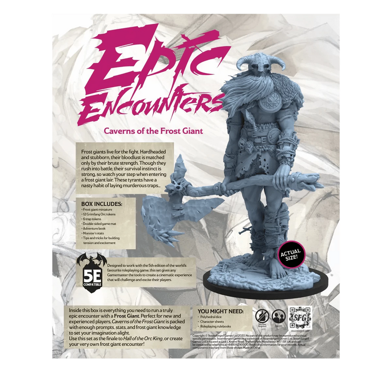 Epic Encounters: Caverns of the Frost Giant by Steamforged Games | Watchtower.shop