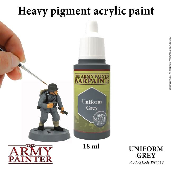 Warpaints: Uniform Grey 18ml from The Army Painter image 2