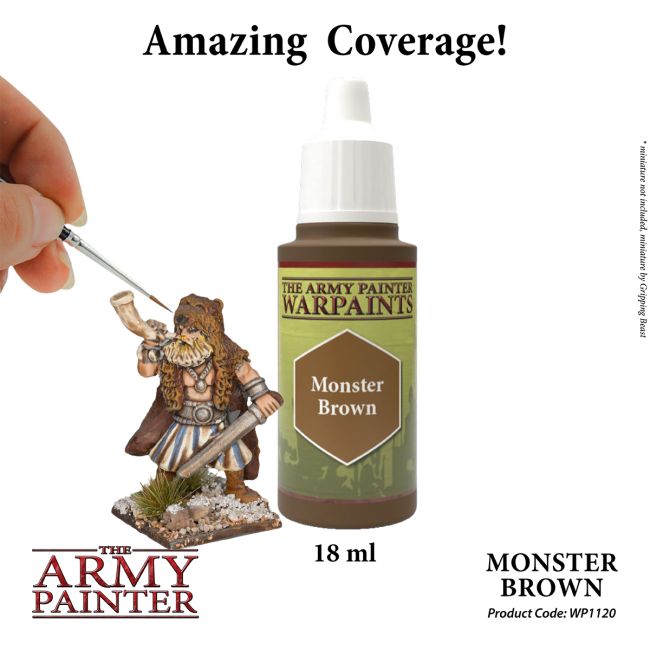 Warpaints: Monster Brown 18ml from The Army Painter image 2