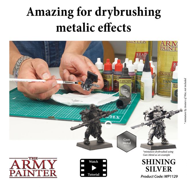 Warpaints: Shining Silver 18ml from The Army Painter image 4