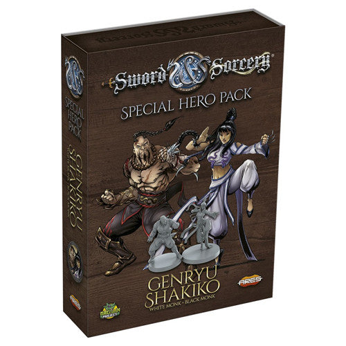 Sword & Sorcery: White/Black Monk (Genryu/Shakiko) Hero Pack