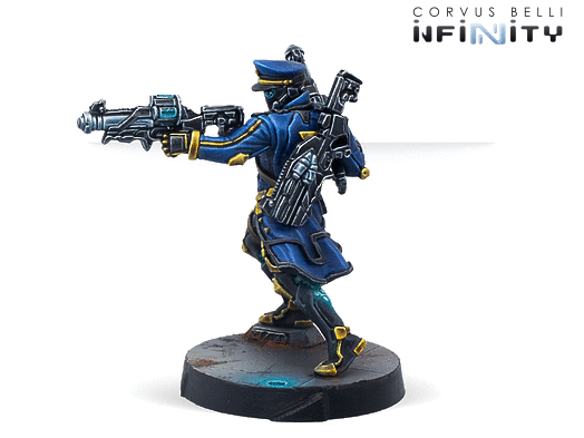 Infinity: O-12 - Bluecoat (Adhesive Launcher) from Corvus Belli image 2