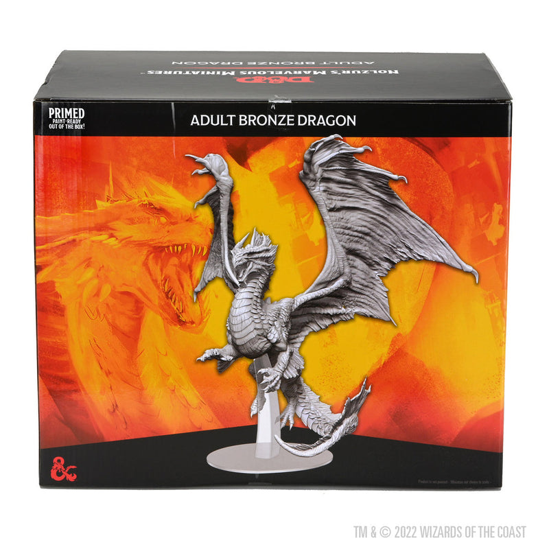 Dungeons & Dragons Nolzur's Marvelous Unpainted Miniatures: Adult Bronze Dragon from WizKids image 10