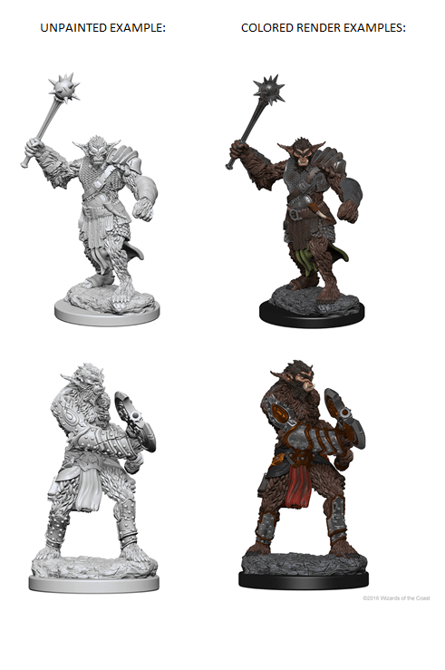Dungeons & Dragons Nolzur's Marvelous Unpainted Miniatures: W01 Bugbears from WizKids image 8