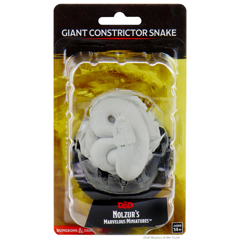 Dungeons & Dragons Nolzur's Marvelous Unpainted Miniatures: W13 Giant Constrictor Snake from WizKids image 5