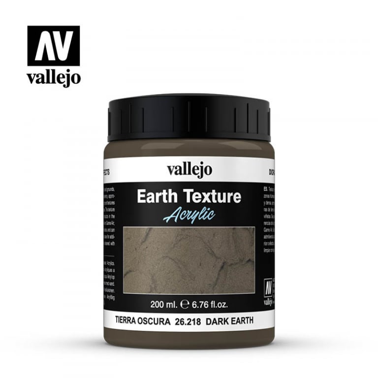 Earth Texture: Dark Earth (200ml) from Vallejo image 1