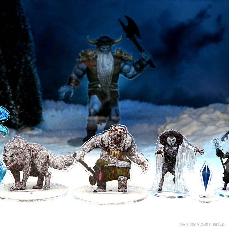 Dungeons & Dragons Fantasy Miniatures: Idols of the Realms Icewind Dale Rime of the Frostmaiden 2D Frost Giant from WizKids image 25